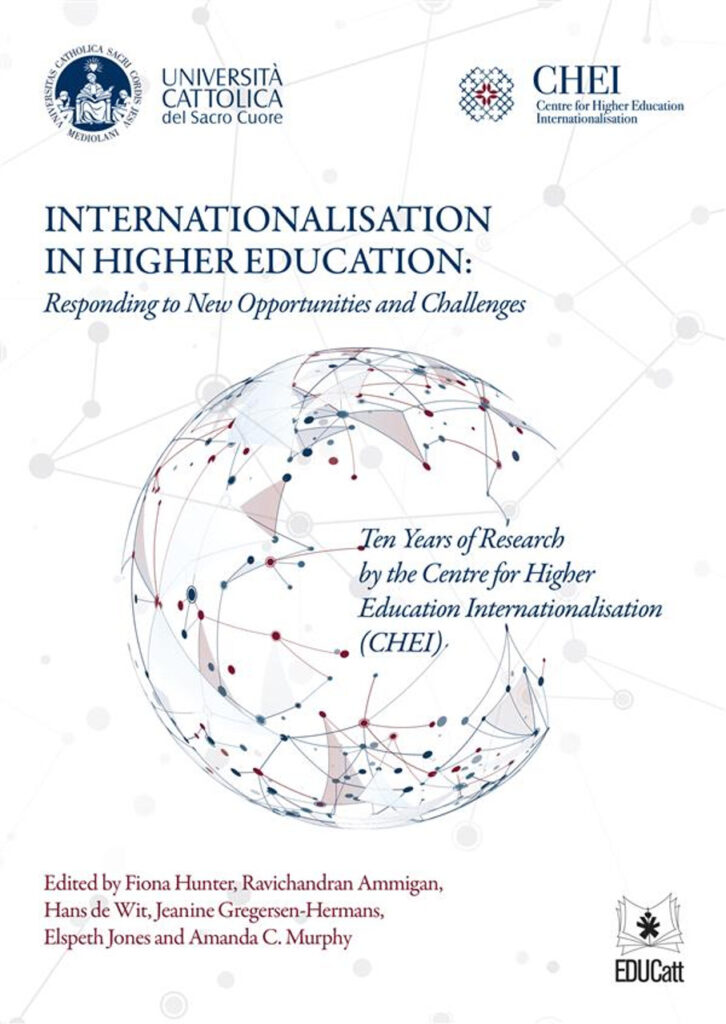 Copertina del volume Internationalisation in Higher Education – Responding to new opportunities and challenges