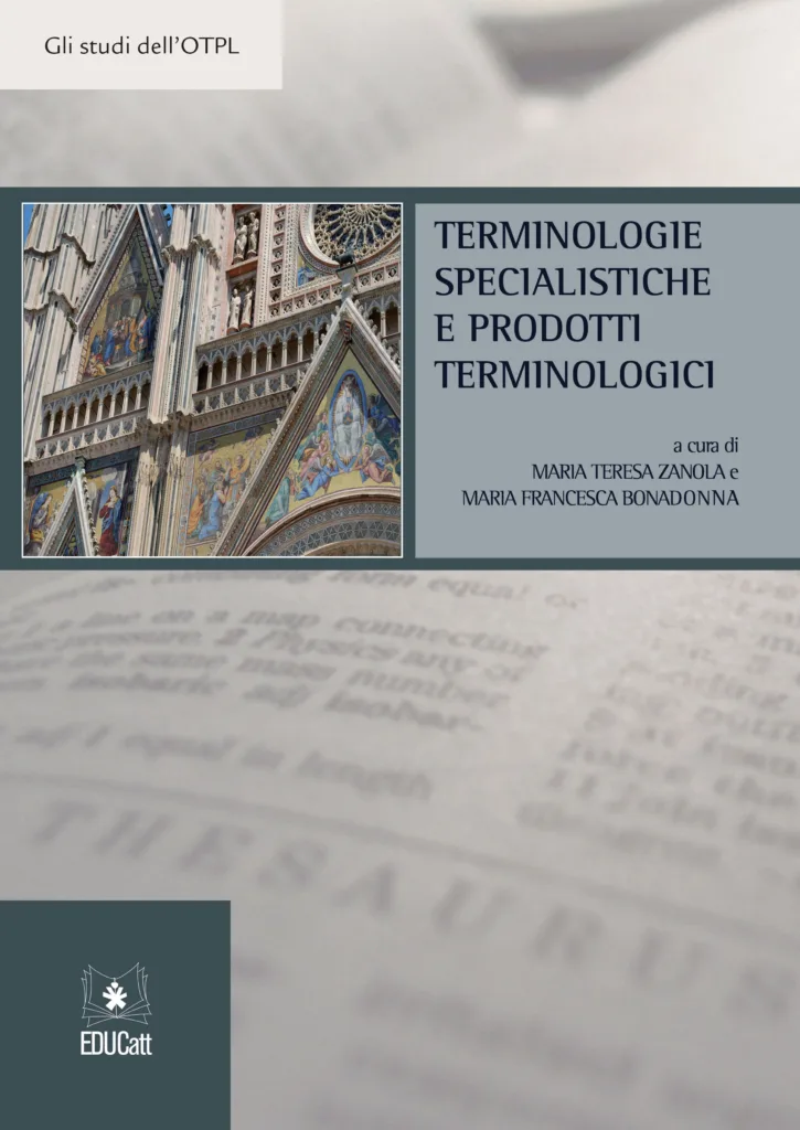 Copertina Terminologie specialistiche e prodotti terminologici