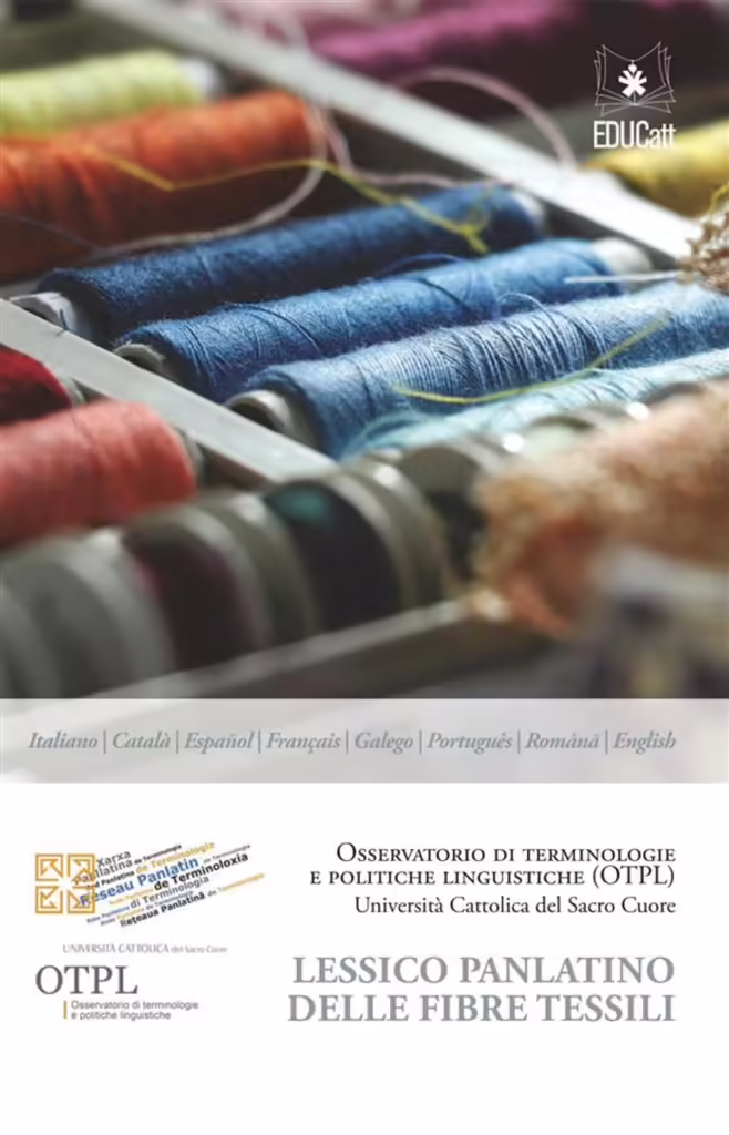 Copertina Lessico panlatino delle fibre tessili